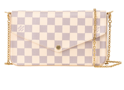 Felicie Pochette, Canvas, Damier Azur, NFC, S/P, 2*